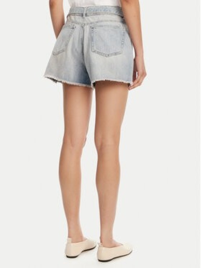 TWINSET Szorty jeansowe 251TT2262 Niebieski Slim Fit