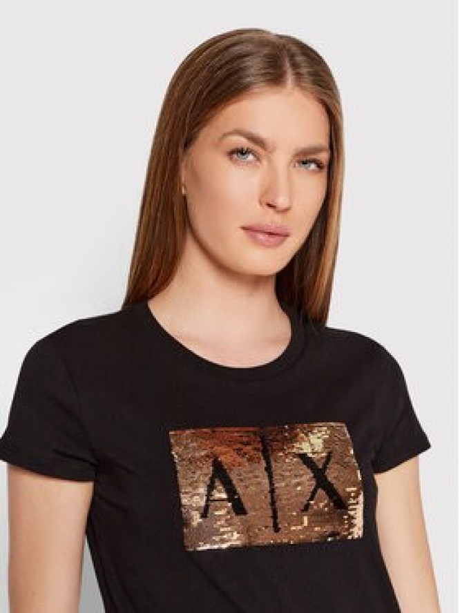 Armani Exchange T-Shirt 8NYTDL YJ73Z 6231 Czarny Slim Fit