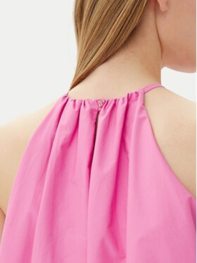 Rinascimento Sukienka koktajlowa CFC0124139003 Różowy Regular Fit