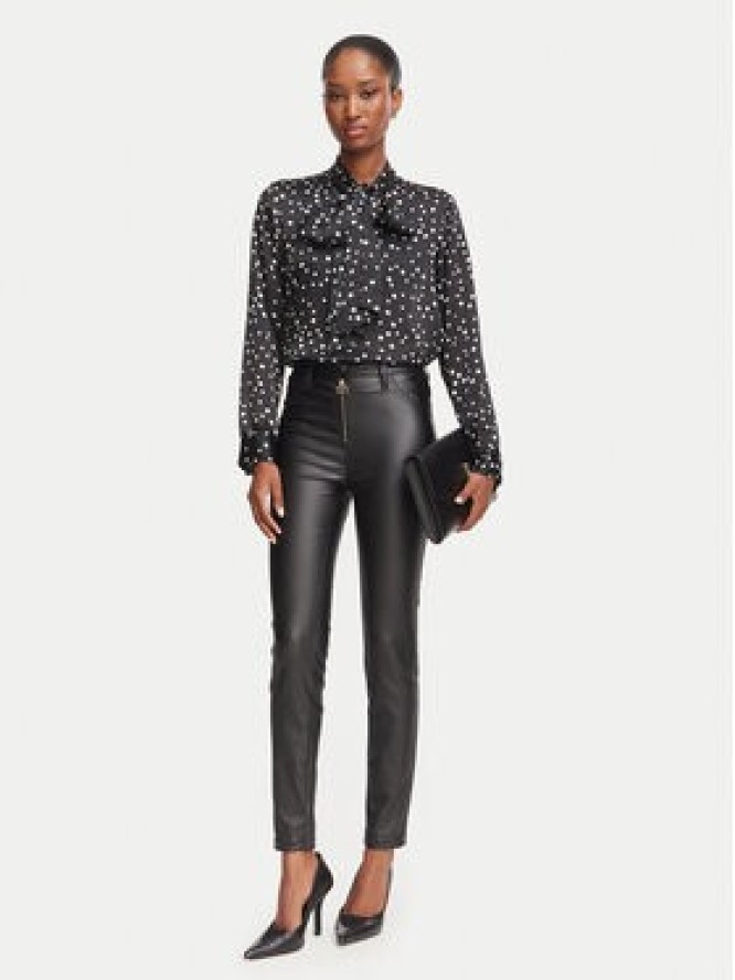 Rinascimento Koszula CFC0130434003 Czarny Loose Fit