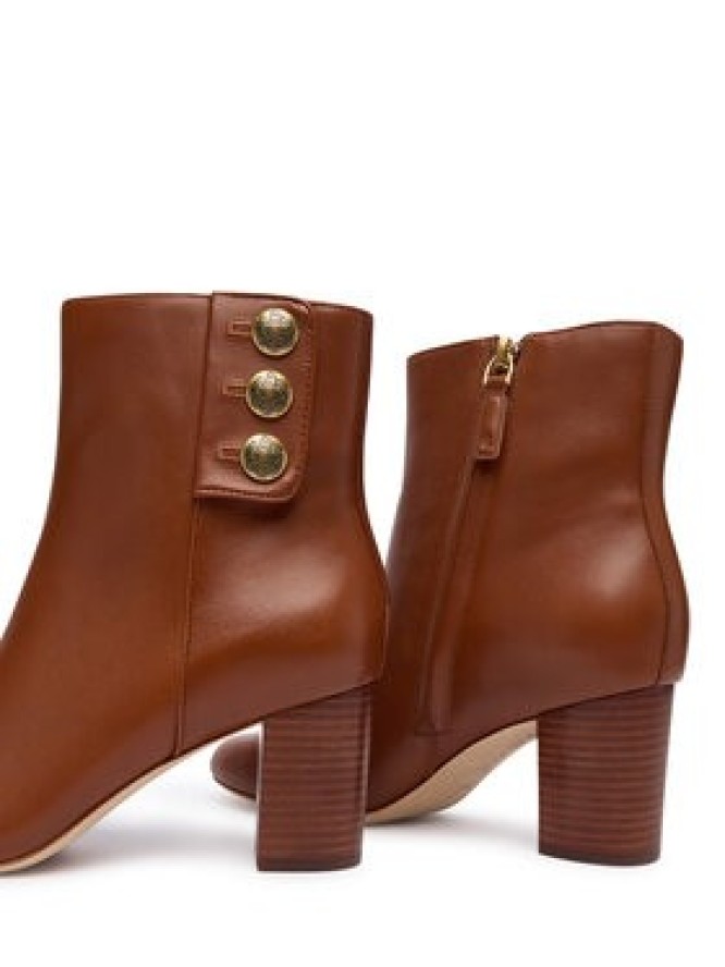 LAUREN RALPH LAUREN Botki Kenndi 802980064001 Brązowy