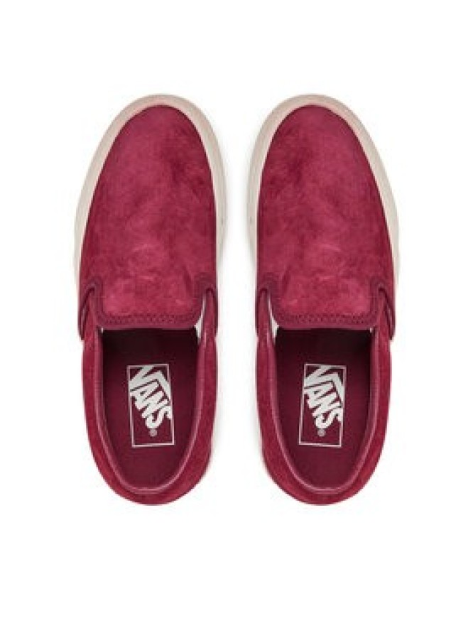 Vans Tenisówki Classic Slip-On VN000D6YZCF1 Bordowy