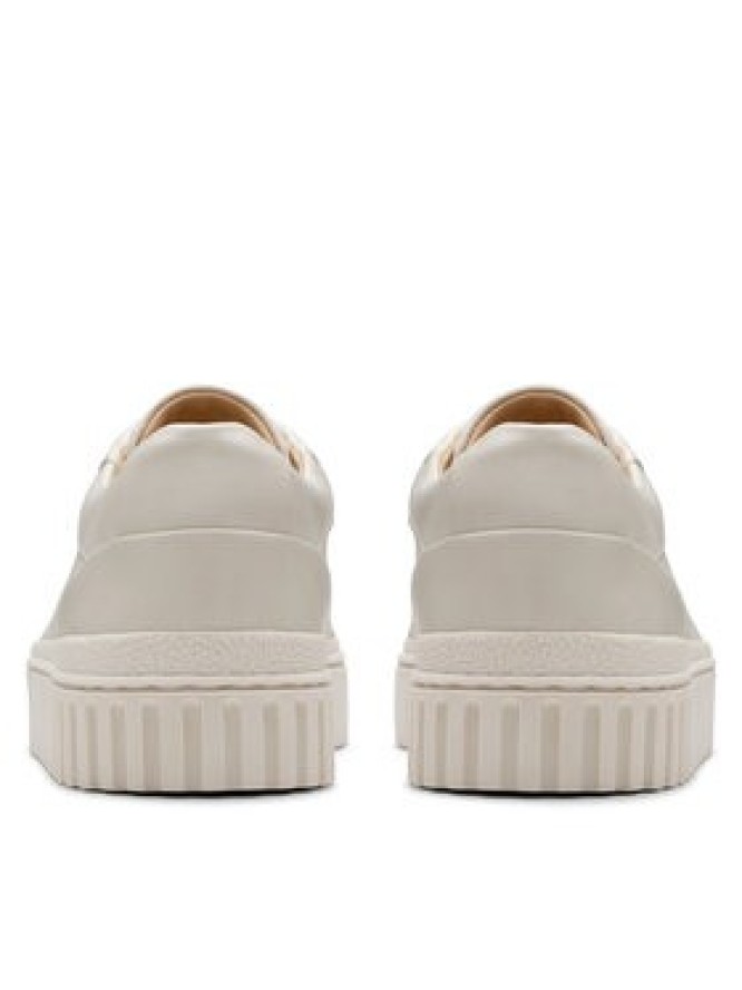 Clarks Sneakersy Mayhill Bay 26181207 Biały