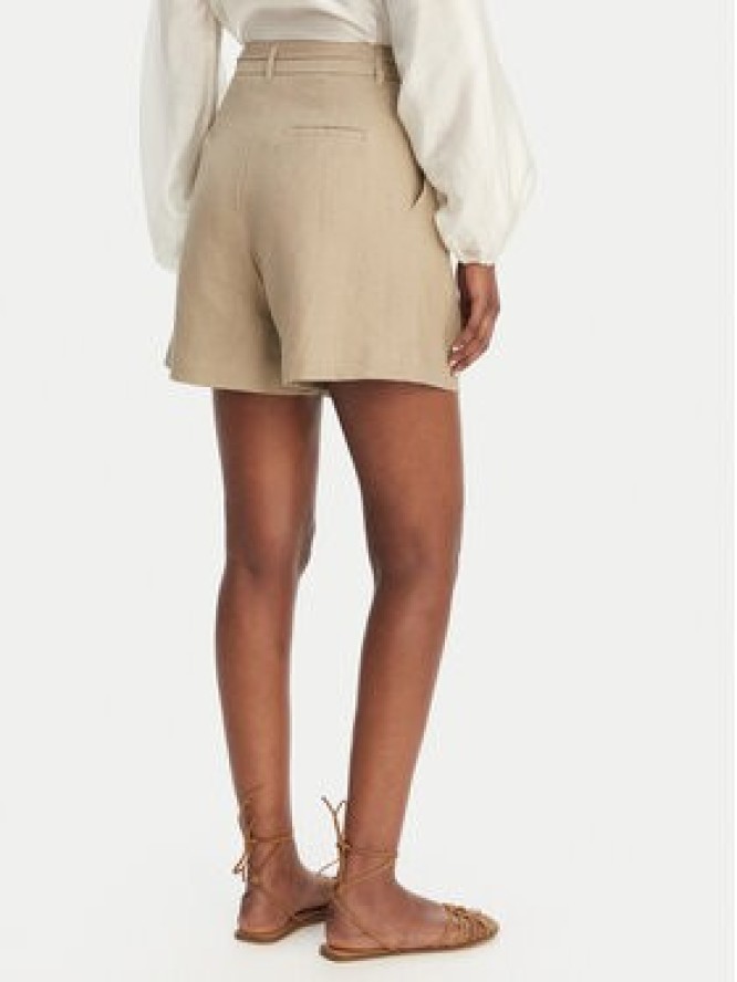 Eleh Bermudy SS260320 Beżowy Relaxed Fit