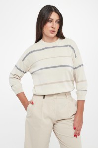 Sweter damski w paski PESERICO