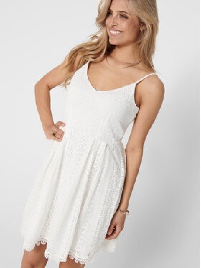 ONLY Sukienka codzienna 15204799 Biały Regular Fit