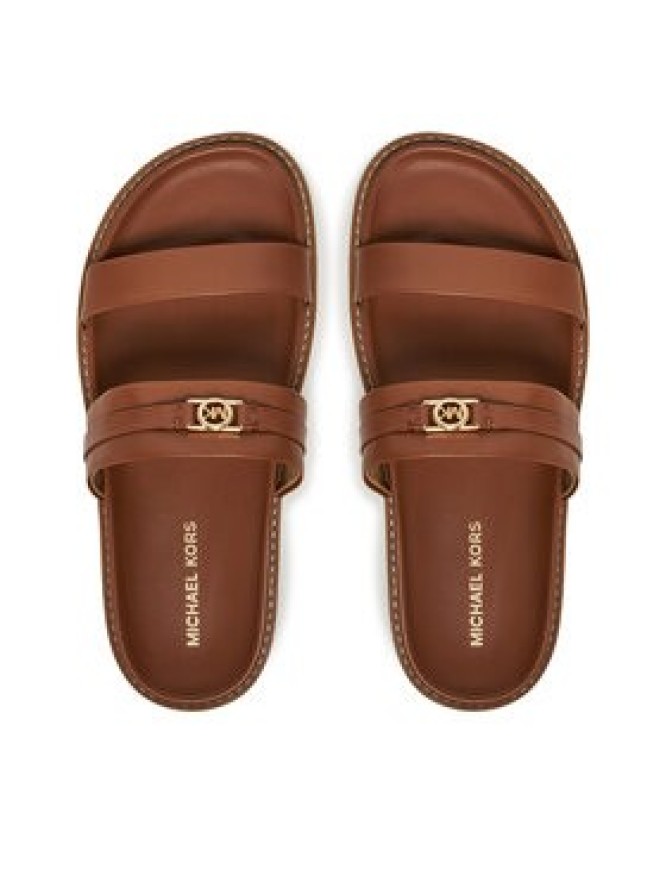 MICHAEL Michael Kors Klapki Mandy Flat Sandal 40S5MAFS2L Brązowy
