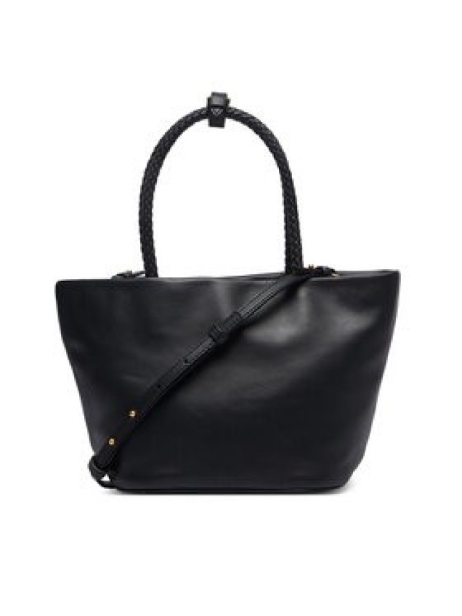 Tommy Hilfiger Torebka Th Marina Bucket Leather AW0AW18739 Czarny