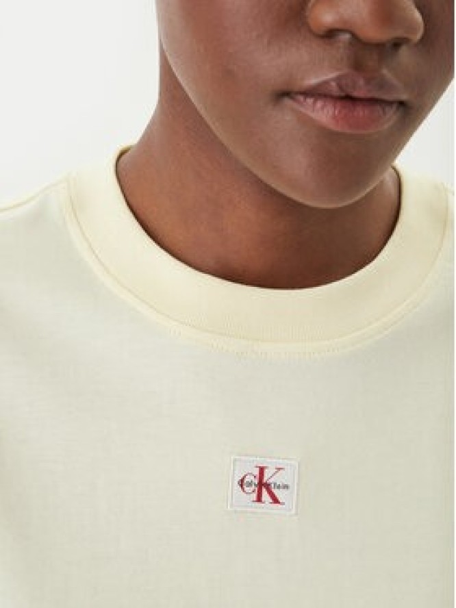 Calvin Klein Jeans Sukienka codzienna LV047F228G Biały Oversize