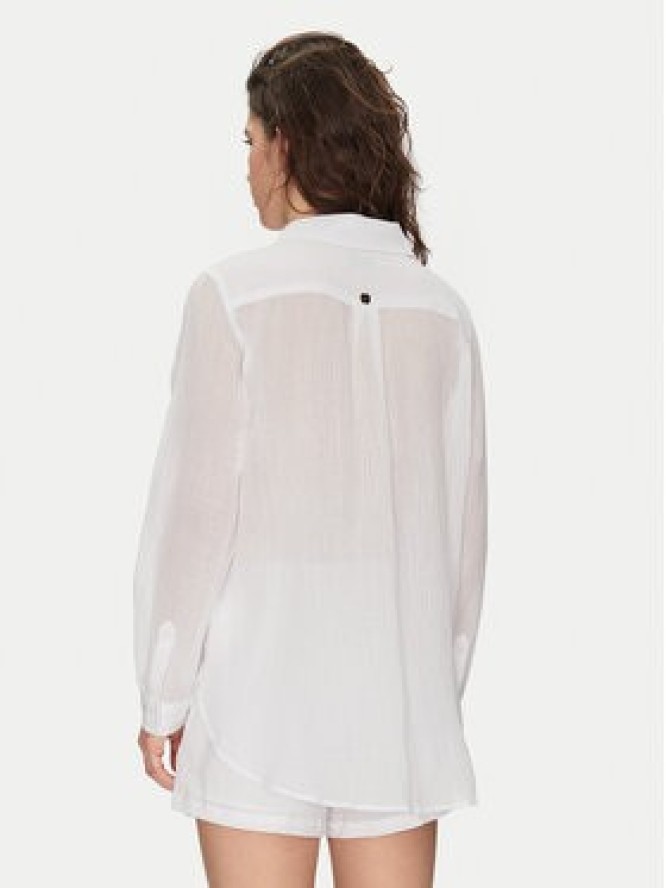 Seafolly Koszula Breeze 55428-TO Biały Regular Fit