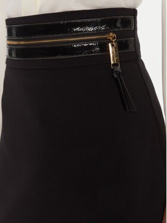 Elisabetta Franchi Spódnica ołówkowa GO-130-56E2 Czarny Regular Fit