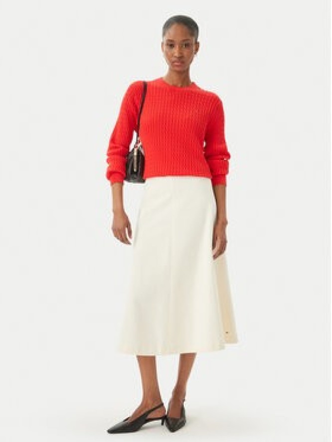 Tommy Hilfiger Sweter WW0WW44993 Czerwony Regular Fit