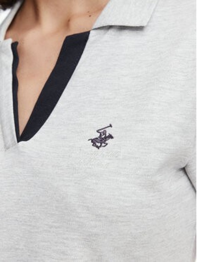 Beverly Hills Polo Club Sukienka codzienna P-SS26W-ABP526591-0461 Szary Regular Fit