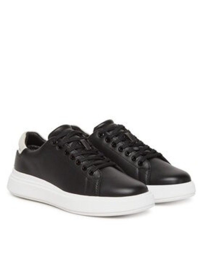 Calvin Klein Sneakersy Cupsole Lace Up - Suede Bt HW0HW02404 Czarny
