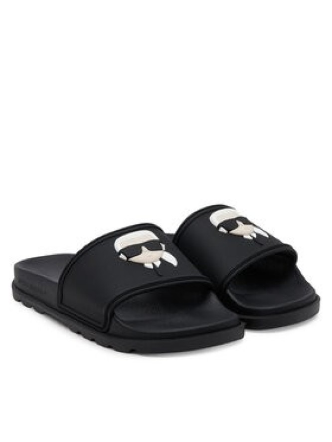 KARL LAGERFELD Klapki Kondo Tred KL80970N Czarny