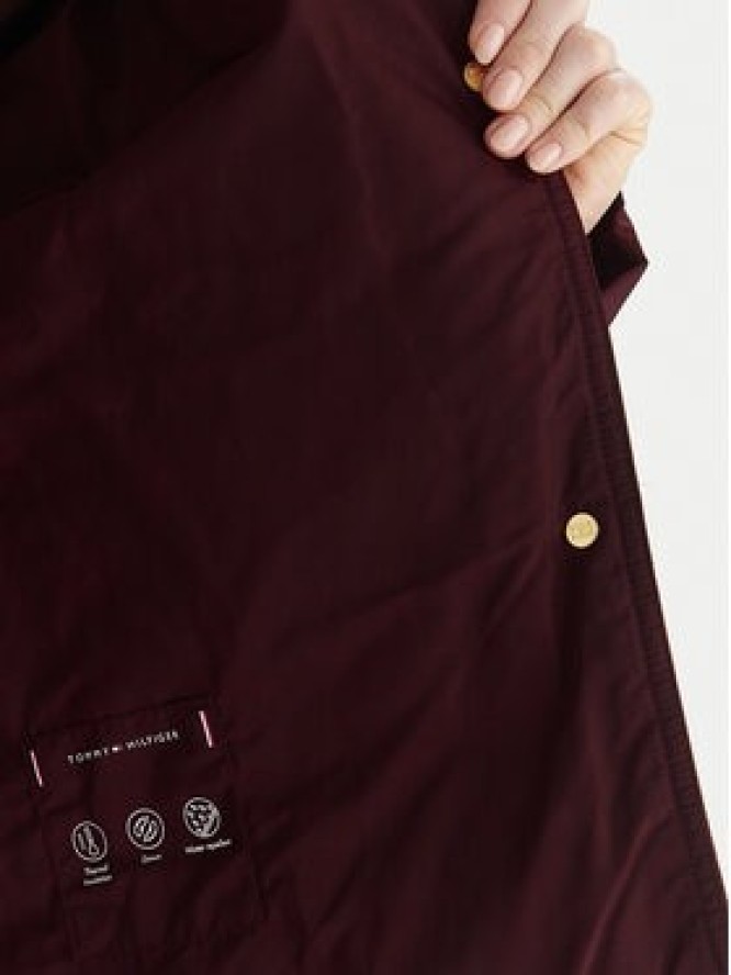 Tommy Hilfiger Kurtka puchowa WW0WW47294 Bordowy Relaxed Fit