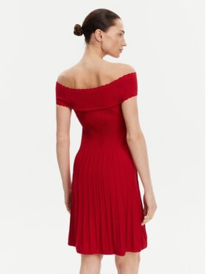 Morgan Sukienka codzienna 251-RMELDO Czerwony Regular Fit