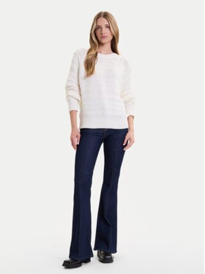 Mustang Sweter Silas 1016782 Écru Regular Fit