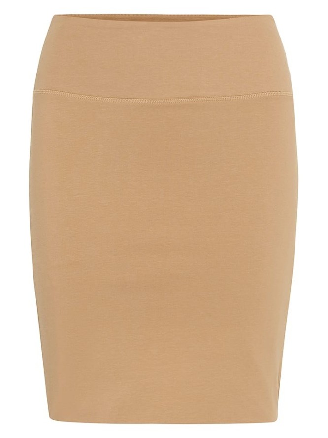 Kaffe Spódnica w kolorze beżowym rozmiar: L