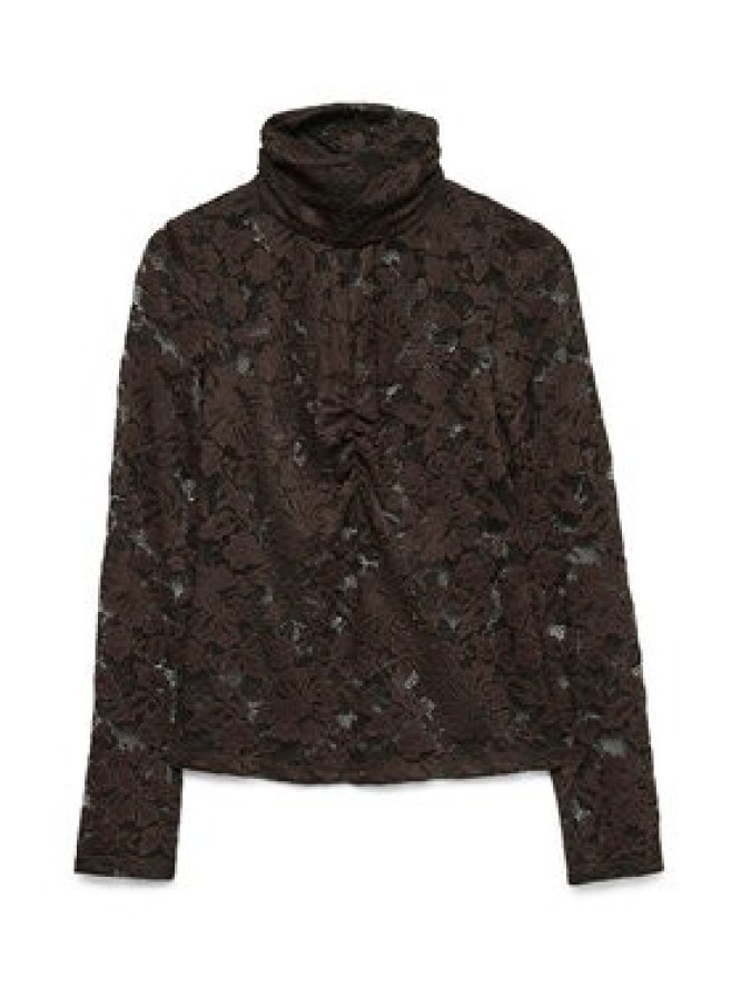 Vero Moda Bluzka Neline 10335562 Brązowy Slim Fit