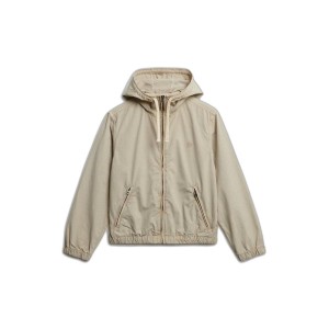Kurtka z kapturem z wytartego sztruksu damska Superdry