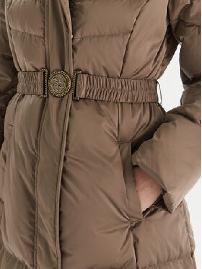 Guess Kurtka puchowa W5BL29 W2802 Brązowy Regular Fit