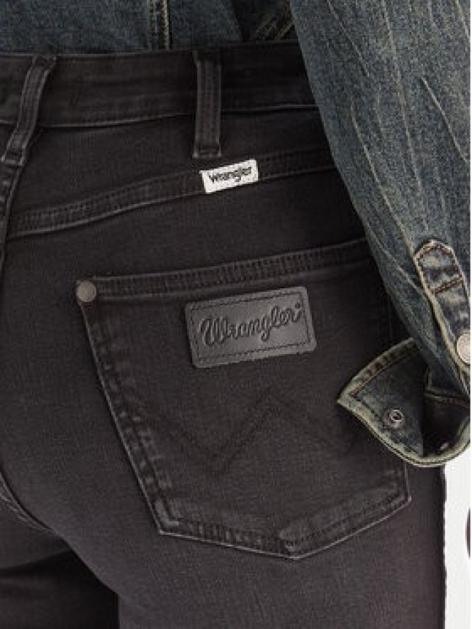 Wrangler Jeansy 112371749 Czarny Straight Fit