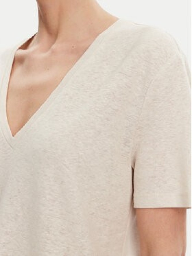 ACCESS FASHION T-Shirt 53-2148-611 Beżowy Regular Fit