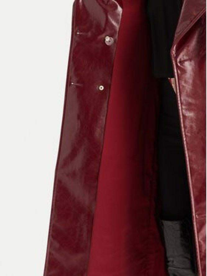 Babylon Płaszcz przejściowy S00772 Bordowy Regular Fit