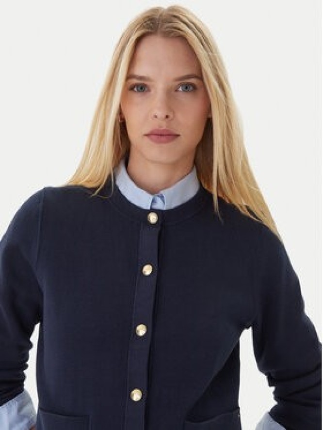 Tommy Hilfiger Kardigan WW0WW40846 Granatowy Regular Fit