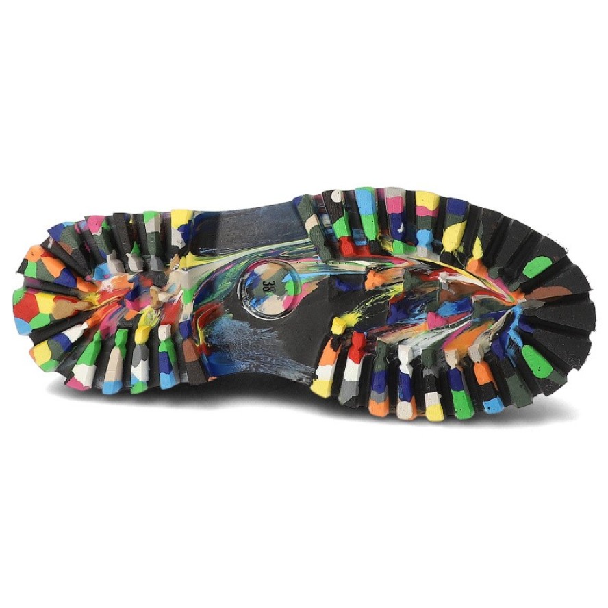 Czarne Półbuty Ravini Stylowe Obuwie Damskie Premium