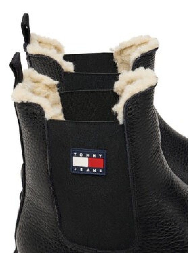 Tommy Jeans Sztyblety Tjw Chelsea Boot Wl EN0EN02826 Czarny