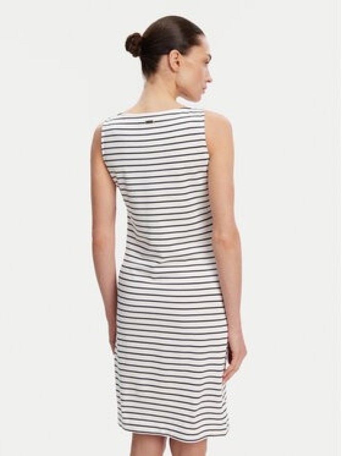 Barbour Sukienka codzienna Dalmore LDR0913WH11 Biały Regular Fit