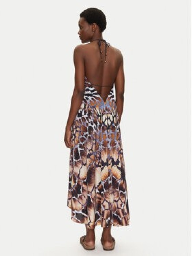 Iconique Sukienka letnia IC25-140 Kolorowy Relaxed Fit