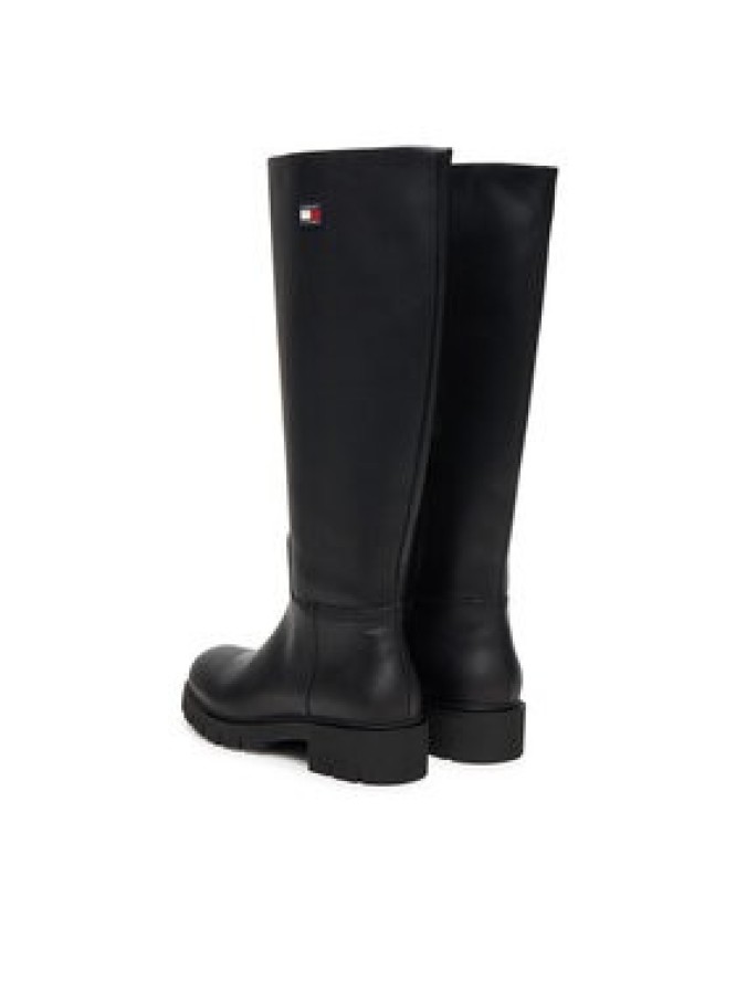 Tommy Jeans Kozaki Tjw Stretchy Long Shaft Boot EN0EN02828 Czarny