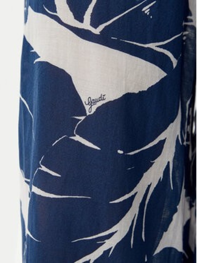 Gaudi Spodnie materiałowe 511FD25012 Granatowy Relaxed Fit