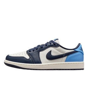 Buty do chodzenia dla dorosłych Air Jordan 1 Low OG Obsidian UNC