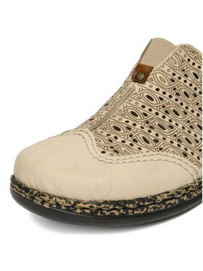 Rieker Klapki CEO-46376-60 Beżowy