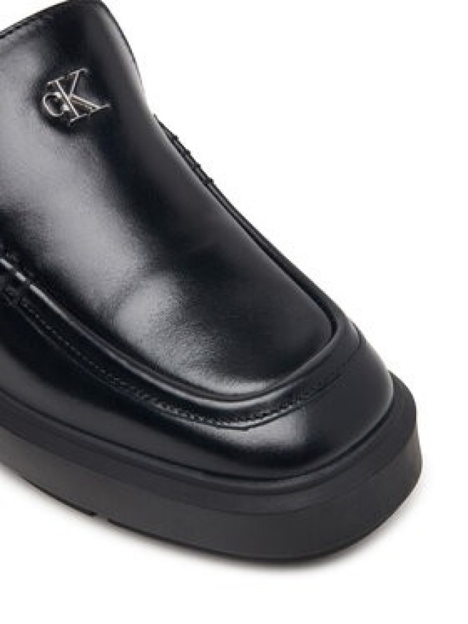 Calvin Klein Klapki Block Heel Mule Lth Hdw HW0HW03175 Czarny