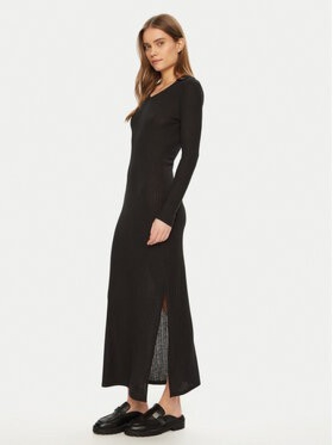 Calvin Klein Jeans Sukienka dzianinowa J20J224837 Czarny Slim Fit