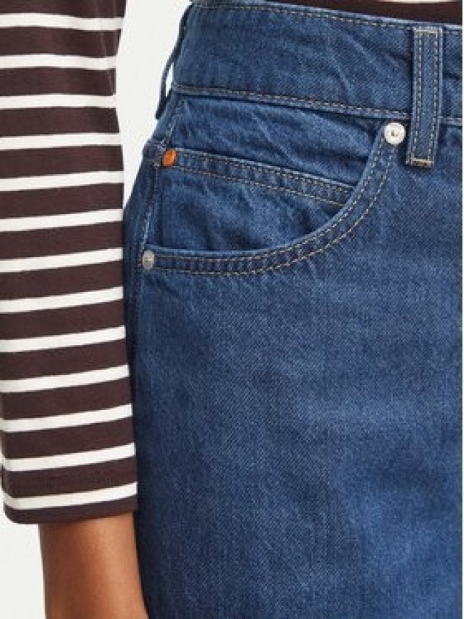 BOSS Jeansy 50569156 Niebieski Wide Leg