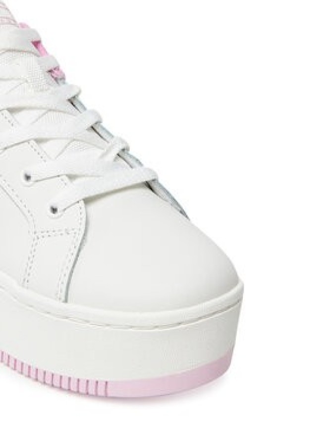 Tommy Jeans Sneakersy Tjw Flatform Patent Sneaker EN0EN02864 Écru