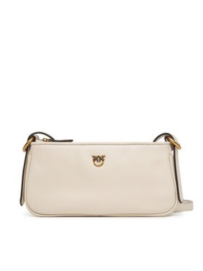 PINKO Torebka Half Moon Baguette Mini AI 25-26 PLTT 105069 A0QO Écru