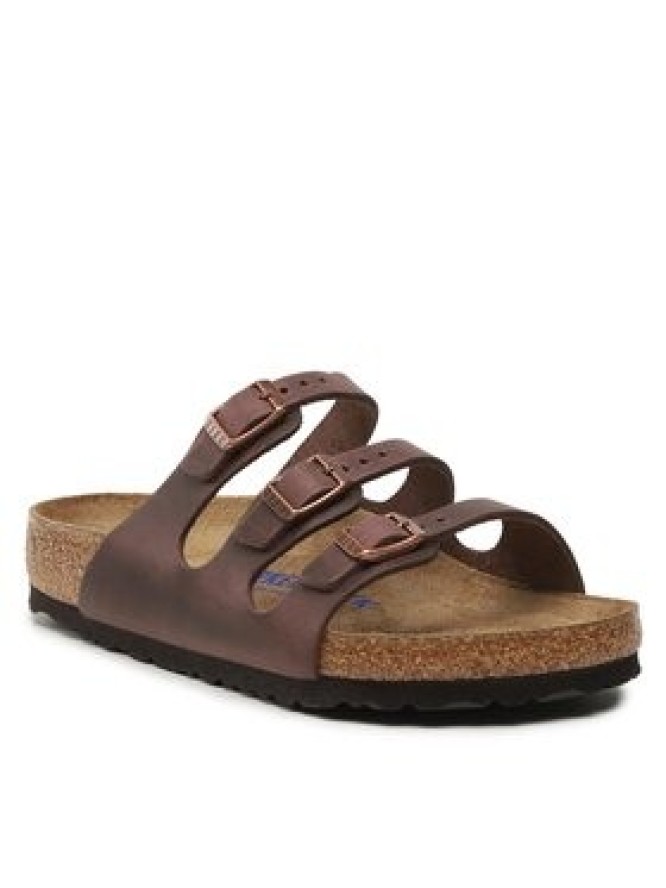 Birkenstock Klapki Florida 53901 Brązowy
