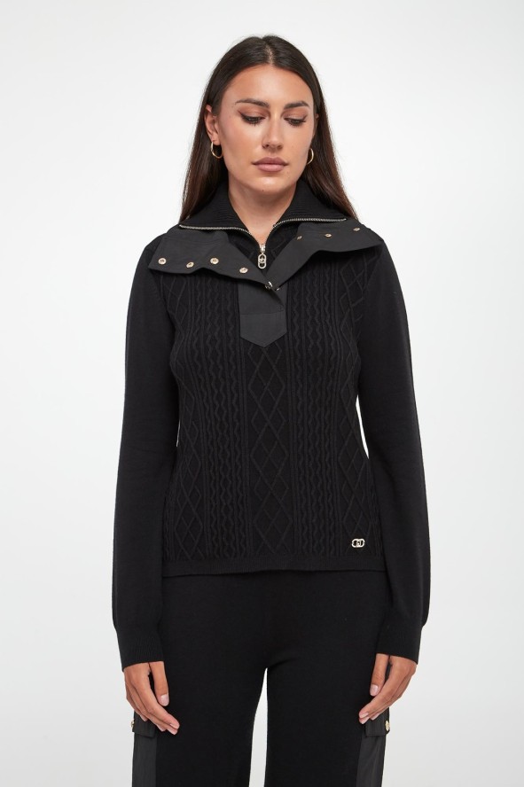 Sweter damski z golfem LIU JO