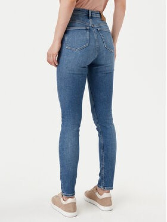Calvin Klein Jeans Jeansy J20J224492 Granatowy Skinny Fit