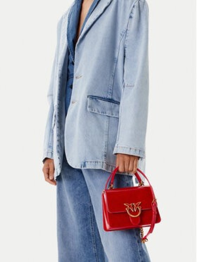 PINKO Torebka Love One Top Handle Mini Light PE 25 PLTT 100071 A1UV Czerwony