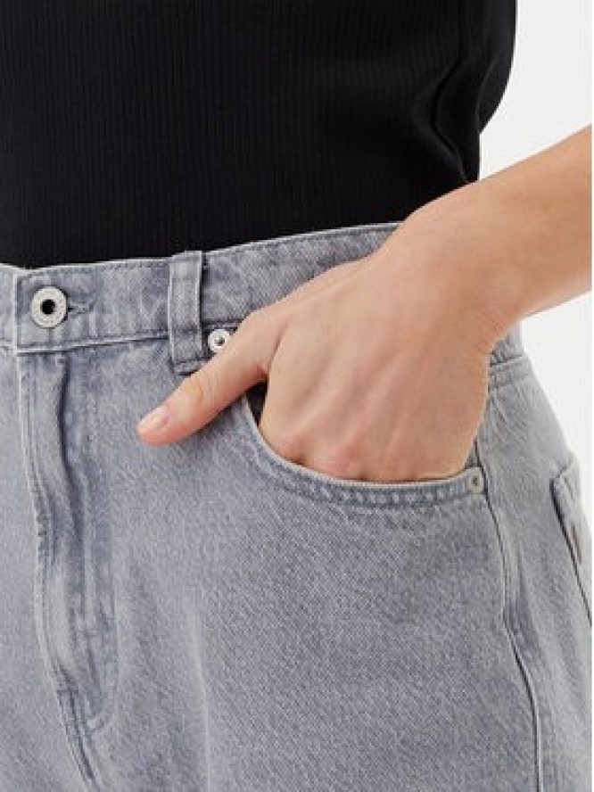 Pepe Jeans Szorty jeansowe PL801112 Szary Slim Fit