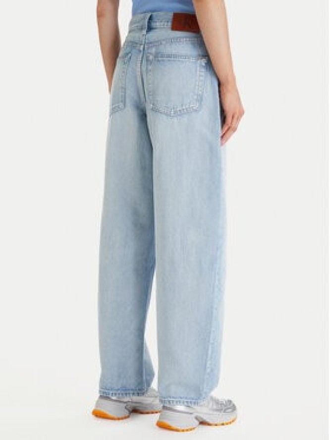 Calvin Klein Jeans Jeansy LV047F684G Niebieski Barrel Fit