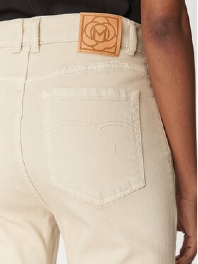 Marella Jeansy Kerry 2513131044 Beżowy Flare Fit